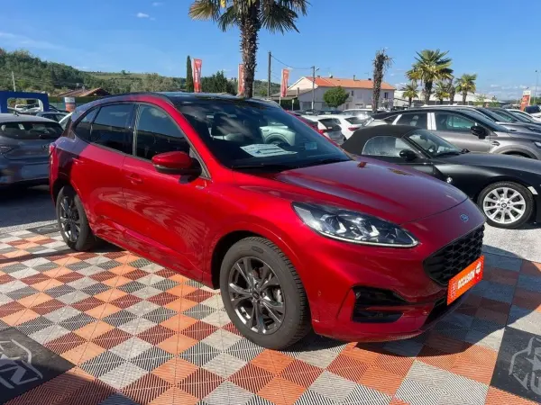 Ford KUGA 2.0 TDCI 120 ST LINE X BVA Toit GPS Caméra Hayon Pack Hiver Attelage - Photo 3