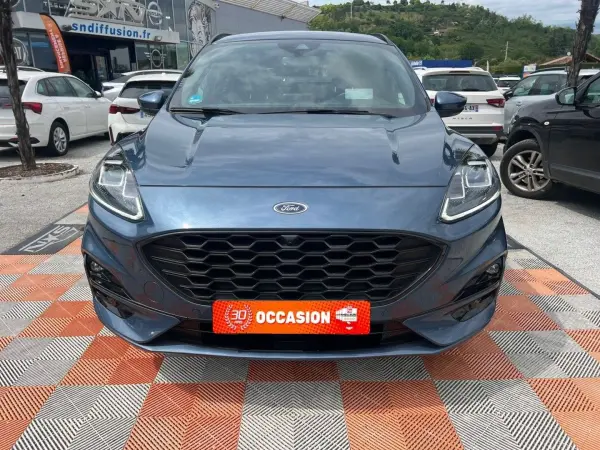 Ford KUGA 2.0 TDCI 120 ST LINE X BVA GPS Caméra Hayon Pack Hiver Attelage - Photo 2