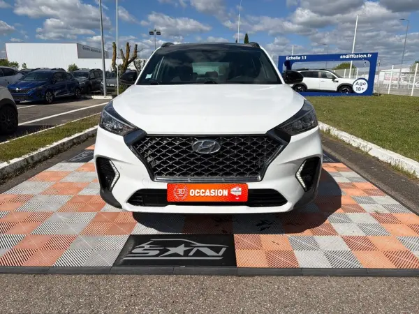 Hyundai TUCSON 1.6 CRDI 136 Hybrid 48V BVA N-LINE Toit Ouvrant GPS Caméra - Photo 2